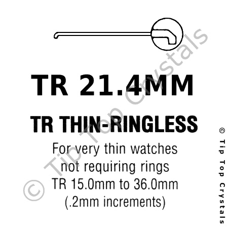 GS TR 21.4mm Watch Crystal - Click Image to Close