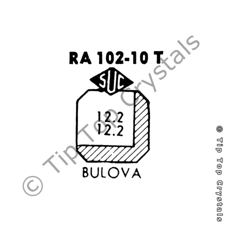 SUC RA102-10T Watch Crystal