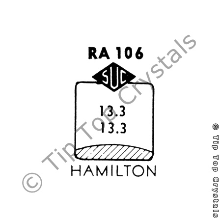 SUC RA106 Watch Crystal
