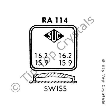 SUC RA114 Watch Crystal