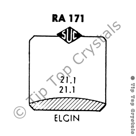 SUC RA171 Watch Crystal