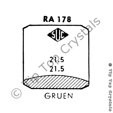 SUC RA178 Watch Crystal