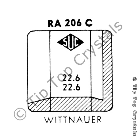 SUC RA206C Watch Crystal