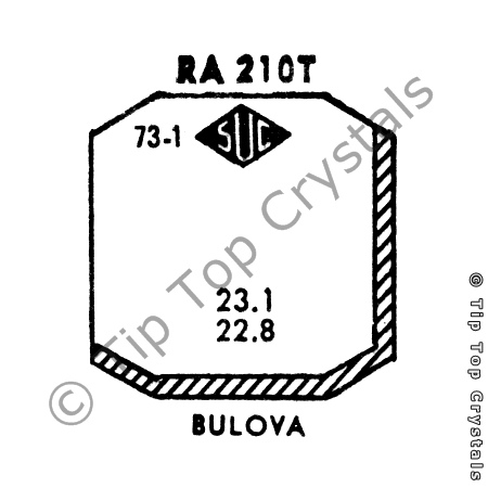 SUC RA210T Watch Crystal