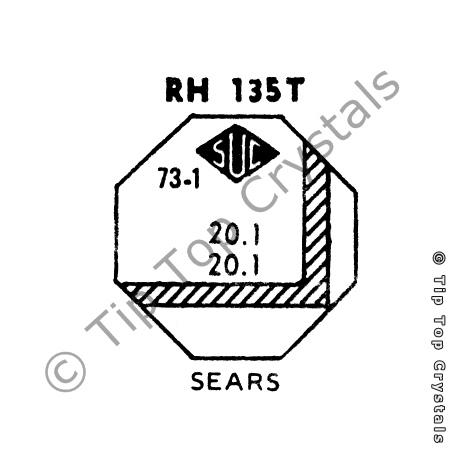 SUC RH135T Watch Crystal - Click Image to Close