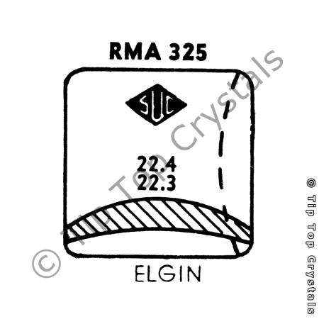 SUC RMA325 Watch Crystal