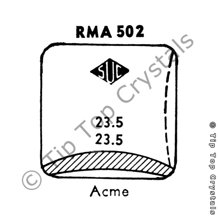 SUC RMA502 Watch Crystal