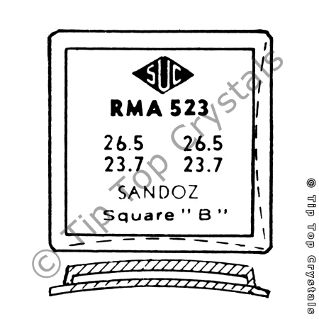 SUC RMA523 Watch Crystal