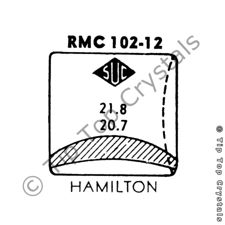 SUC RMC102-12 Watch Crystal