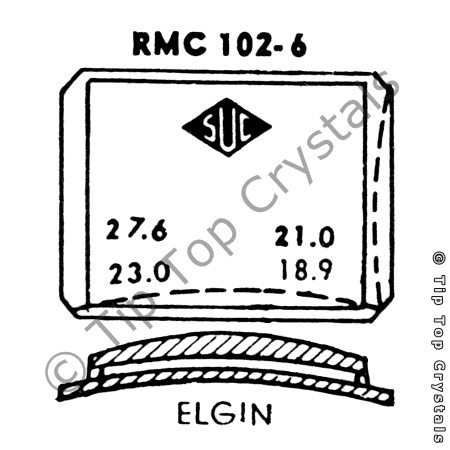 SUC RMC102-6 Watch Crystal