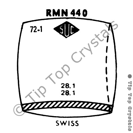 SUC RMN440 Watch Crystal - Click Image to Close