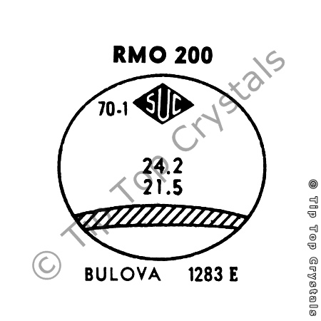 SUC RMO200 Watch Crystal - Click Image to Close