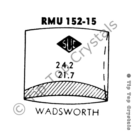 SUC RMU152-15 Watch Crystal