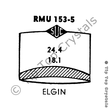 SUC RMU153-5 Watch Crystal