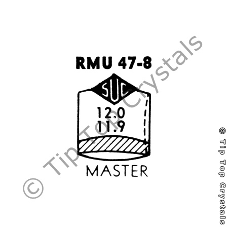 SUC RMU47-8 Watch Crystal