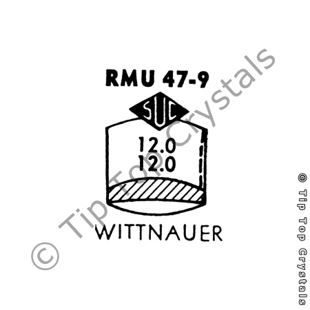 SUC RMU47-9 Watch Crystal