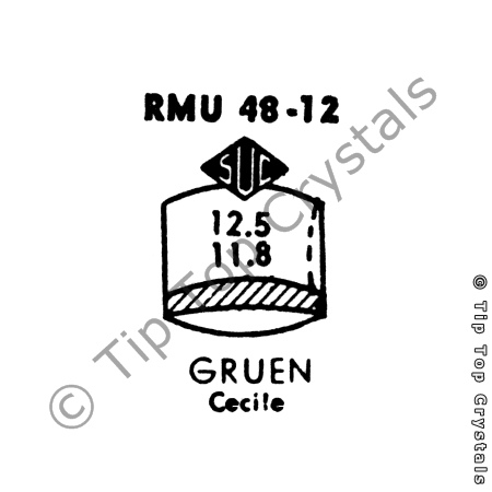 SUC RMU48-12 Watch Crystal