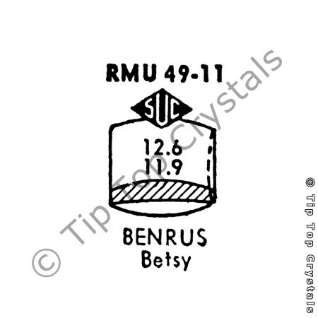 SUC RMU49-11 Watch Crystal