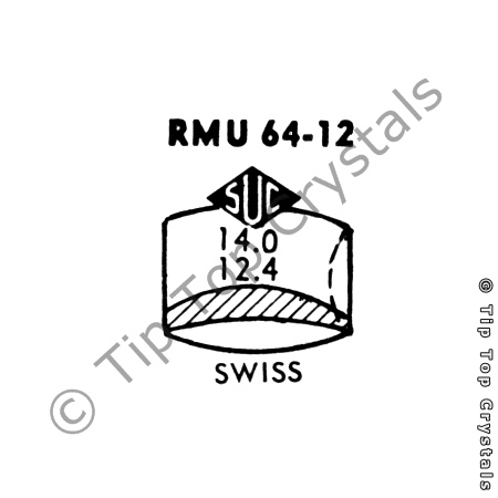 SUC RMU64-12 Watch Crystal