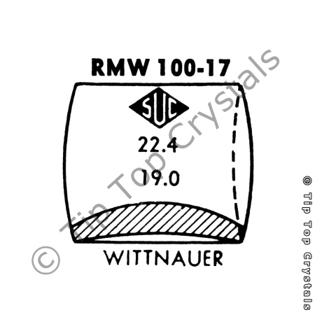 SUC RMW100-17 Watch Crystal