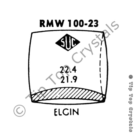 SUC RMW100-23 Watch Crystal