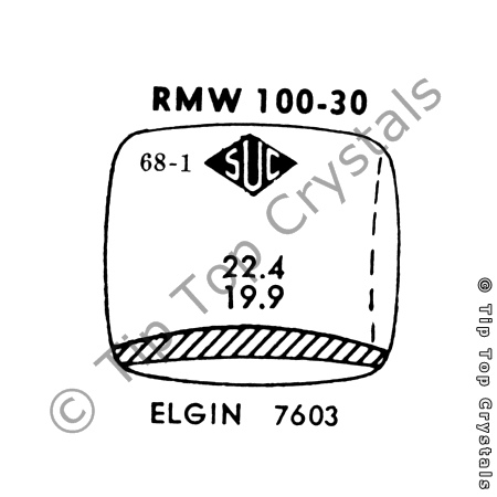 SUC RMW100-30 Watch Crystal