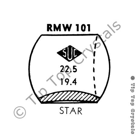 SUC RMW101 Watch Crystal