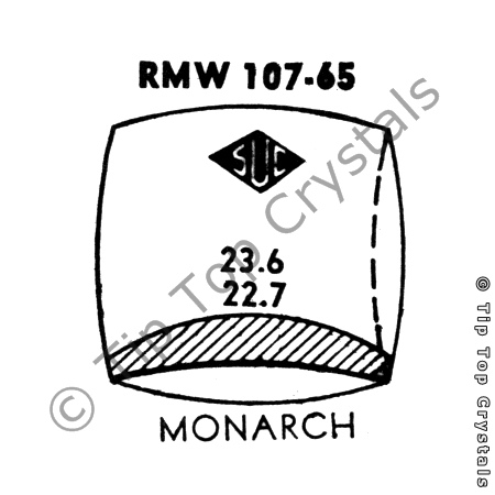 SUC RMW107-65 Watch Crystal