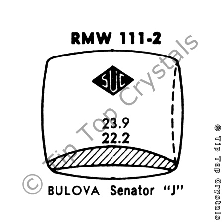 SUC RMW111-2 Watch Crystal