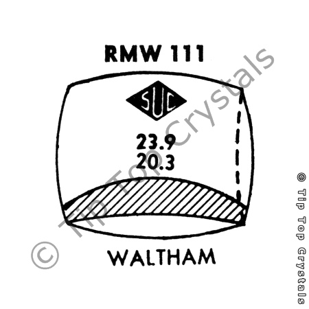 SUC RMW111 Watch Crystal