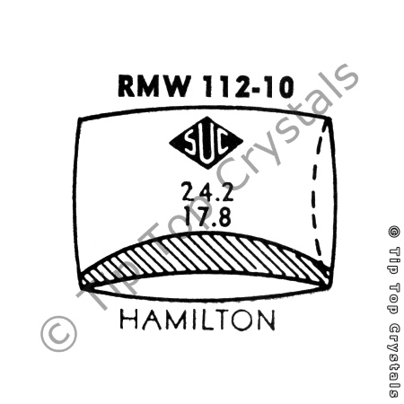 SUC RMW112-10 Watch Crystal