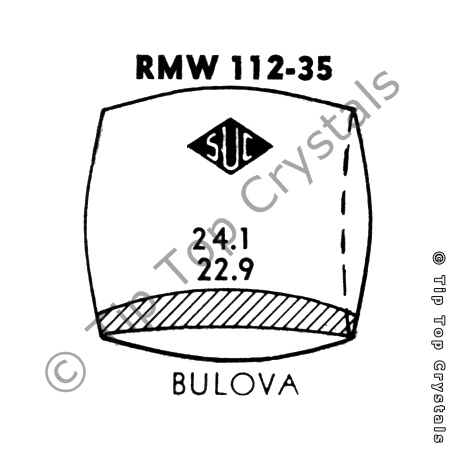 SUC RMW112-35 Watch Crystal