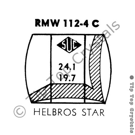 SUC RMW112-4C Watch Crystal