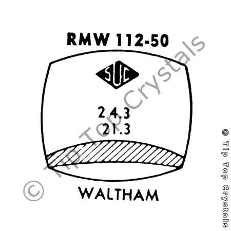 SUC RMW112-50 Watch Crystal