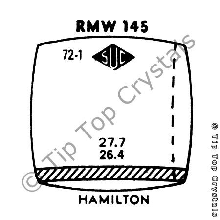 SUC RMW145 Watch Crystal