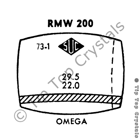 SUC RMW200 Watch Crystal