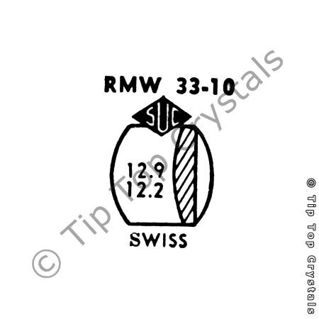 SUC RMW33-10 Watch Crystal