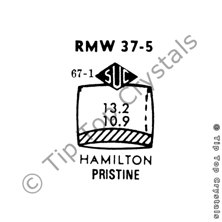 SUC RMW37-5 Watch Crystal