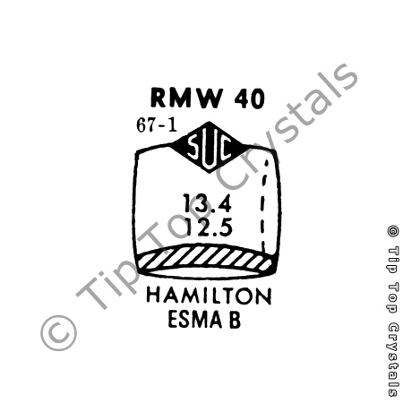 SUC RMW40 Watch Crystal