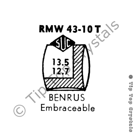 SUC RMW43-10T Watch Crystal