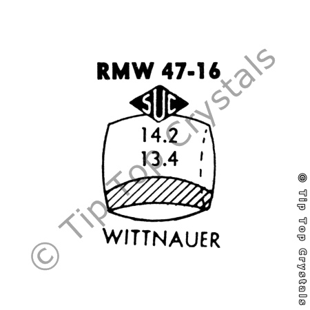 SUC RMW47-16 Watch Crystal