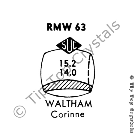 SUC RMW63 Watch Crystal