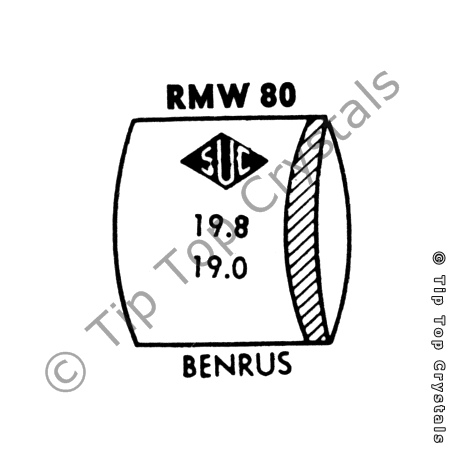 SUC RMW80 Watch Crystal