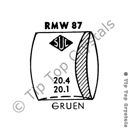 SUC RMW87 Watch Crystal