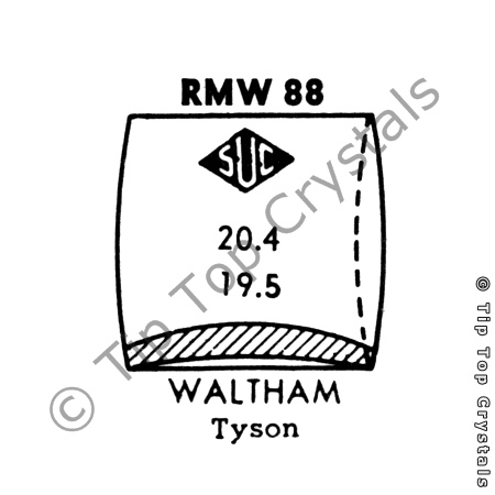 SUC RMW88 Watch Crystal