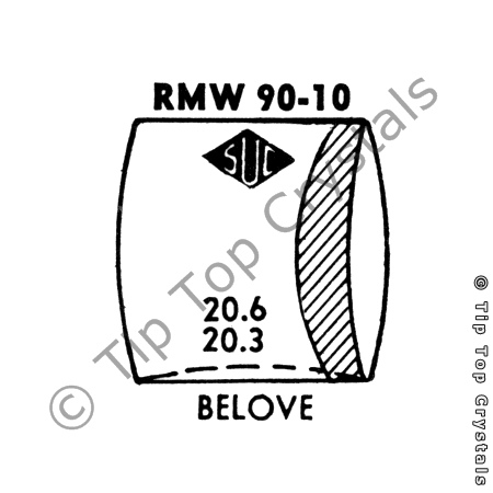 SUC RMW90-10 Watch Crystal