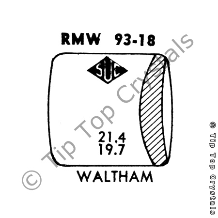 SUC RMW93-18 Watch Crystal