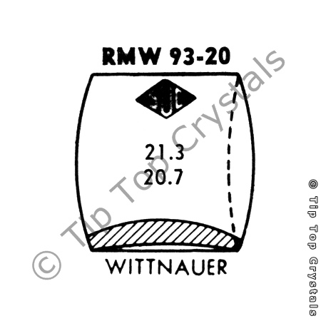 SUC RMW93-20 Watch Crystal