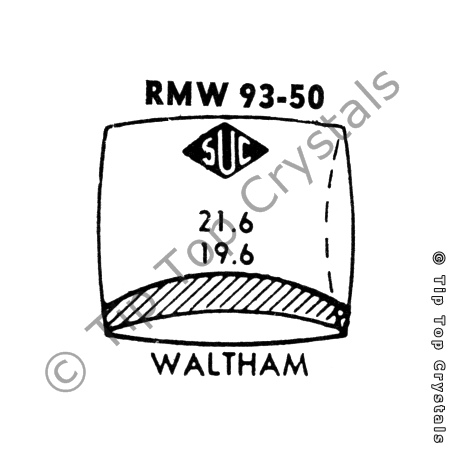 SUC RMW93-50 Watch Crystal