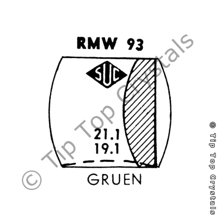 SUC RMW93 Watch Crystal